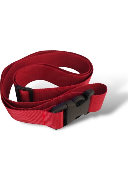 Premium Bordo Renk Valiz Kemeri 4 Adet
