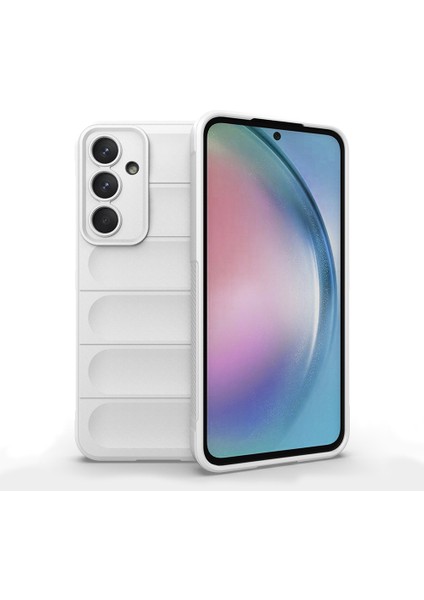 Samsung Galaxy A15 Kılıf Optimum Lens Çerçeveli Silikon Kapak
