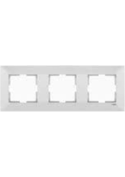 Beyaz Üçlü Çerçeve