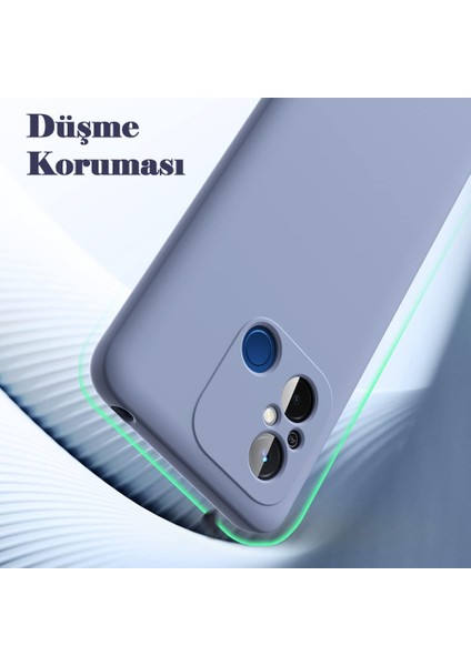 Xiaomi Redmi 12C Kılıf Kamera Korumalı Lansman Silikon Kapak