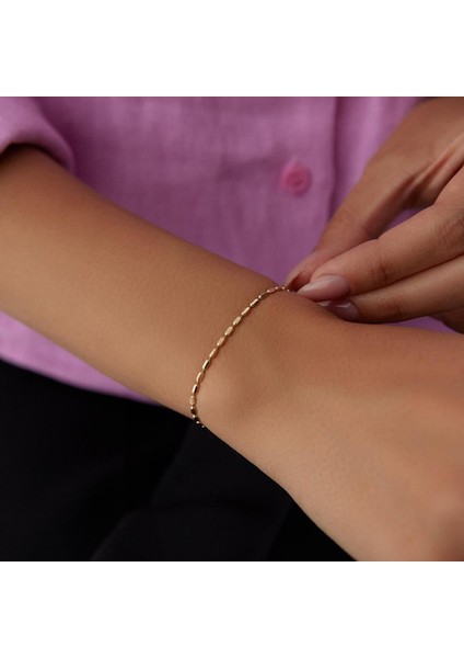 Minimal Altın Bileklik