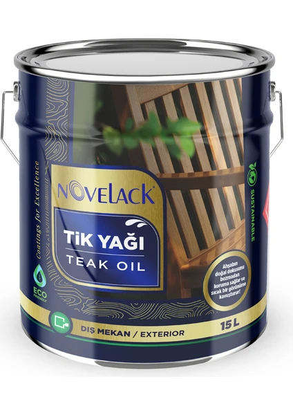 Teak Oil - Tik Yağı 15 Lt