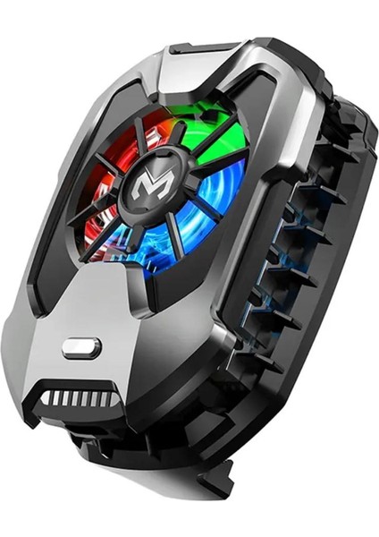 Memo Dla8 Cep Telefon Soğutma Fanı Radyatör Soğutucu Rgb LED Işıklı