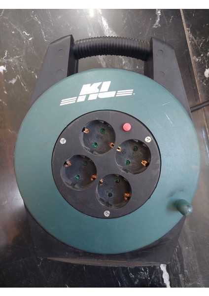 Kl Plastik Makaralı Grup Priz 10M