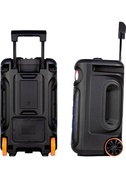 MXR-1100 Taşınabilir Seyyar Mikrofonlu Işıklı Akülü Ses Sistemi Hoparlör (1100 Watt) fırsatları