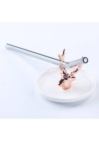 Borosilikat Camdan Kullanılabilir Kavisli Cam Pipetler - Gri (Yurt Dışından) fiyatları