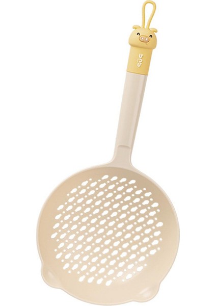 Isı Kepçe Erişte Için Büyük Oluklu Kaşık I Makarna Süzgeci Açık Sarı (Yurt Dışından)