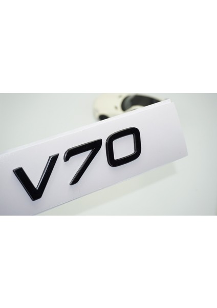 V70 Siyah Abs 3m 3D Bagaj Yazı Logo Volvo Ile Uyumlu