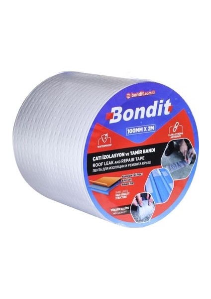 Bondıt BNDC210 Bondıt Çatı Izolasyon ve Tamir Bandı 1.0MM*10CM*2M
