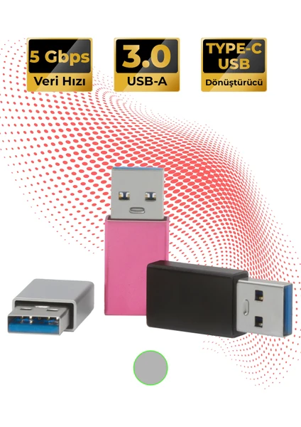 Type-C To Usb-A 3.0 Dönüştürücü Yüksek Hızlı Veri Aktarımı