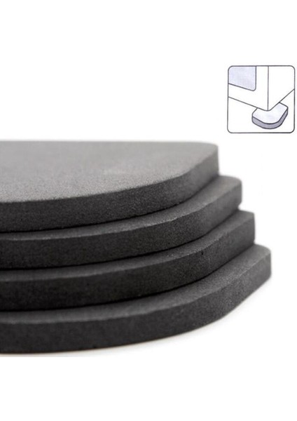 Siyah Stil Çamaşır Makinesi Için Titreşim Önleyici Ped Yıkama Makinesi Pedleri Gürültüsüz Ped. (Yurt Dışından)