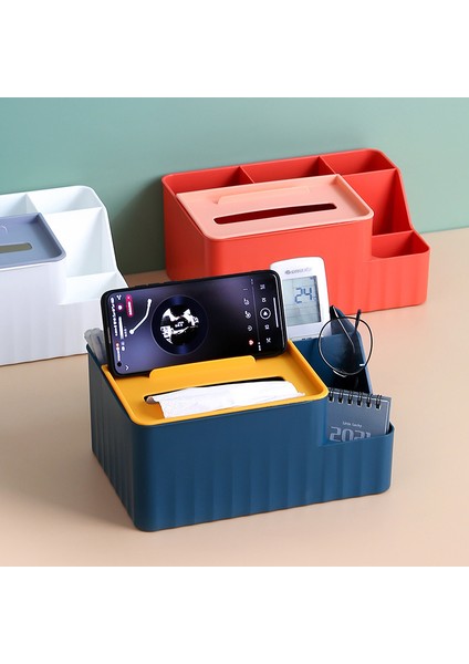 Büyük Stil Doku Kutuları Çok Fonksiyonlu Peçete Kutu Kapağı Peçete Tutucu Ev Ofis Uzaktan Kumanda Saklama Islak Mendil Kılıfı Masa Düzenleyici (Yurt Dışından) fiyatları