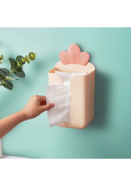 Turuncu Tarzı Sevimli Meyve Plastik Duvara Monte Ofis Yaratıcı Kağıt Havlu Kutusu Tutucu - Ev ve Ofis Için Tissue Box Holder (Yurt Dışından)