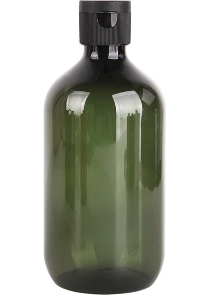 Yeşil Stil 300ML ml Dolgu Şişesi Zeytin Yeşili Şampuan Duş Jeli Şişesi Büyük Kapasiteli Saf Çiy Dökülmeyen Dayanıklı Saklama Kabı (Yurt Dışından)