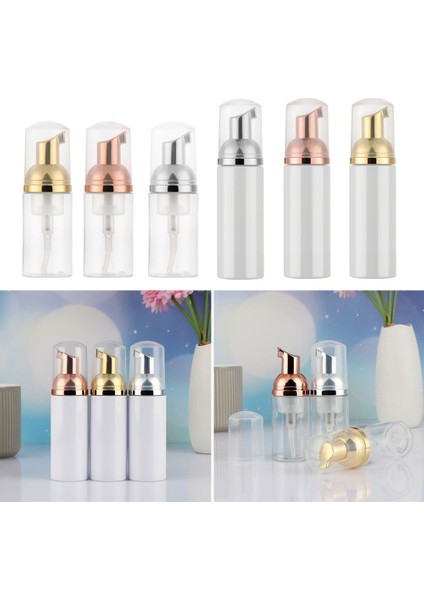 No.2 Tarzı Rose Gold Köpük Pompalı Şişe Boş Yüz Kirpik Kozmetik Şişe Temizleyici Sabun Dağıtıcı Köpük Şişesi (Yurt Dışından) fiyatları