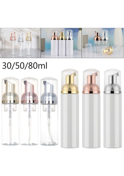 No.2 Tarzı Rose Gold Köpük Pompalı Şişe Boş Yüz Kirpik Kozmetik Şişe Temizleyici Sabun Dağıtıcı Köpük Şişesi (Yurt Dışından) indirimleri