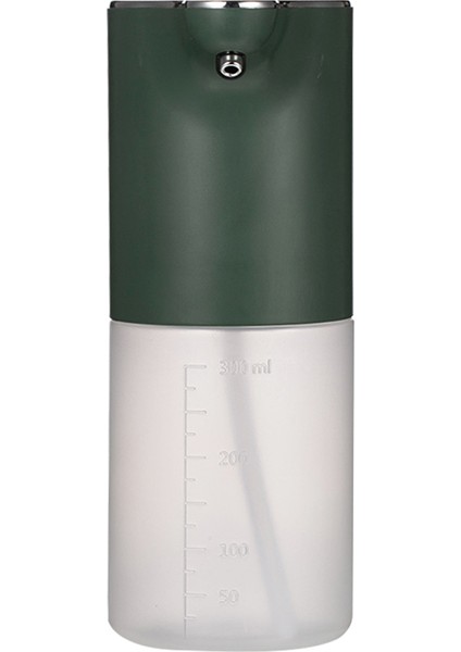 Yeşil Stil Otomatik Sabunluk USB Şarjlı Kızılötesi Sensörlü El Yıkayıcı El Dezenfektanı Mutfak Banyo Aksesuarları (Yurt Dışından)