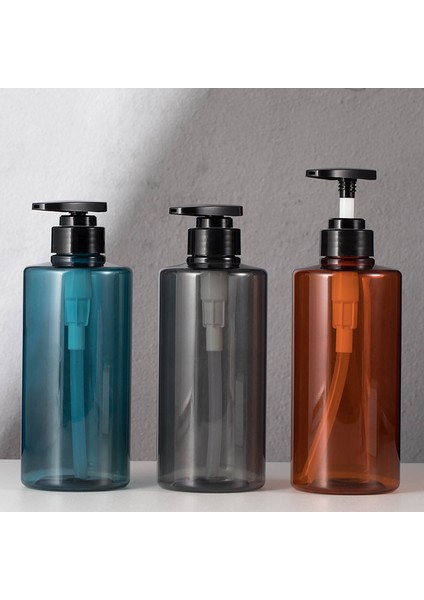 Açık Gri Tarzı 500ML Renkli ml Sabunluk Kozmetik Şişeleri Banyo El Dezenfektanı Şampuan Vücut Yıkama Losyon Şişesi Seyahat Alt Şişe (Yurt Dışından) fiyatları