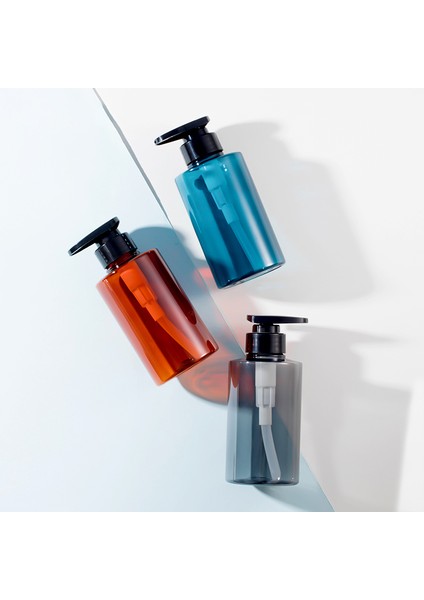 Açık Gri Tarzı 500ML Renkli ml Sabunluk Kozmetik Şişeleri Banyo El Dezenfektanı Şampuan Vücut Yıkama Losyon Şişesi Seyahat Alt Şişe (Yurt Dışından) fırsatları