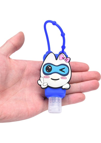 Ordu Yeşili Tarzı 1 Adet Mml Silikon Karikatür Taşınabilir El Dezenfektan Tutucu Askılı Sıvı Sabun Dağıtıcı Konteynerler (Yurt Dışından) indirimleri