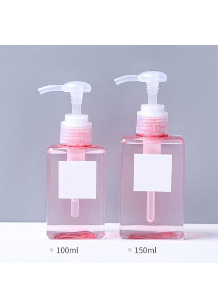 100ML Stili Temizle Taşınabilir Seyahat Pompalı Sabunluk Ev Duş Şampuan Losyon Boş Doldurulabilir Pompalı Dispenser Şişe (Yurt Dışından) modelleri