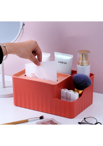 Büyük Stil Doku Kutuları Çok Fonksiyonlu Peçete Kutu Kapağı Peçete Tutucu Ev Ofis Uzaktan Kumanda Saklama Islak Mendil Kılıfı Masa Düzenleyici (Yurt Dışından) fırsatları