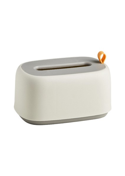 Beyaz Gri Tarzı L Beden Ev Dekorasyonu Yaşam Odası Yemek Odası Için Yaratıcı Sevimli Basit Saklama Peçete Kutusu Her Yere Yerleştirilebilir Kağıt Yırtılmaz (Yurt Dışından)