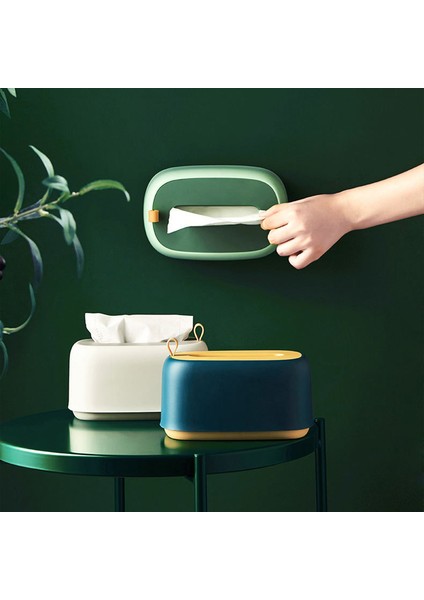 Beyaz Gri Tarzı L Beden Ev Dekorasyonu Yaşam Odası Yemek Odası Için Yaratıcı Sevimli Basit Saklama Peçete Kutusu Her Yere Yerleştirilebilir Kağıt Yırtılmaz (Yurt Dışından) fiyatları