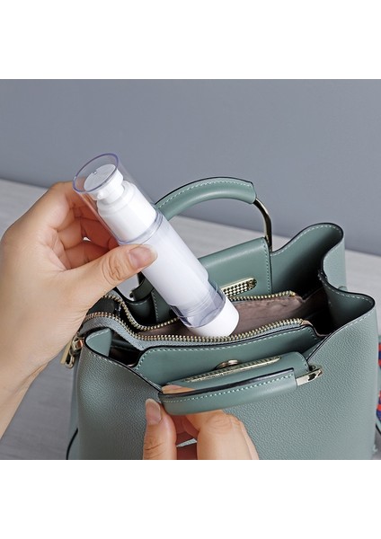 Losyon Şişesi Stili 50ML 15ML 30ML 50ML 80ML 100ML Plastik Vakum Püskürtme&pompa Losyon Dolum Şişesi Seyahat Edilebilir Dolum Kabı Boş Havasız Kasa (Yurt Dışından) modelleri