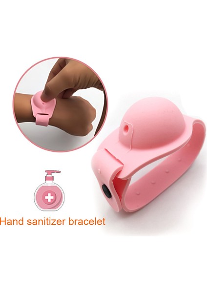 Mavi Stil Yeniden Kullanılabilir Bileklik El Dezenfektanı Bileziği Silikon Taşınabilir El Dezenfektanı Tutucu (Yurt Dışından) modelleri