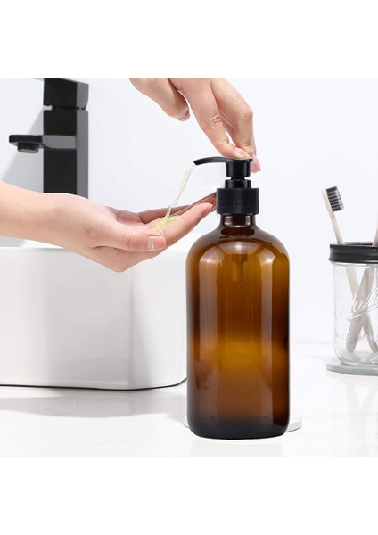 Derin Mavi Tarzı 250 ml Bulaşık El Sabunu Dispenseri Şişe Mutfak Banyo Şampuan Duş Jeli Cam Dispenseri Sıvı Saklama Kabı ml (Yurt Dışından) fırsatları