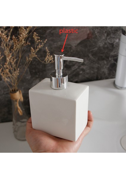 12.5X7.5X15CM 520ML Stili 380 ml 1 Adet Kare Düz Renk Seramik Losyon Şişesi Banyo Aksesuarları Sabunluk Şampuan Şişesi Bileklik El Dağıtıcısı (Yurt Dışından) modelleri