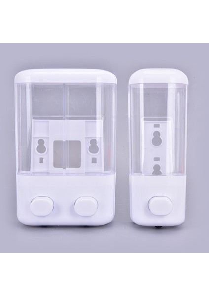 Çift Kafa Stili Duvara Monte Edilebilir Kendinden Yapışkanlı Şampuan Kabı Sabun Dağıtıcı. (Yurt Dışından) fırsatları