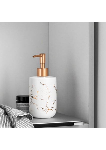 No.6 Tarzı 400 ml Seramik El Dezenfektanı Şişesi Lüks Mermer Duş Jeli Şişesi Sabunluk Basın Şampuan Vücut Yıkama Sıvı Şişe (Yurt Dışından) fırsatları
