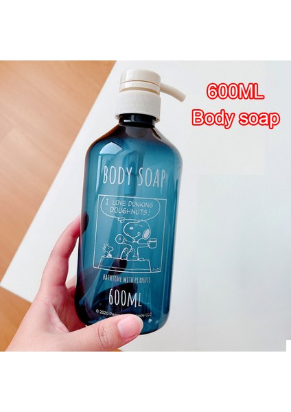 Bodysoap Stili Sıvı Dağıtıcı Şişe Karikatür Şampuan El Dezenfektanı Çamaşır Deterjan Basma Tipi Şişe Sıvı Depolama Boş Şişe (Yurt Dışından)