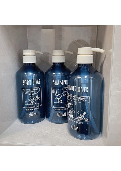 Bodysoap Stili Sıvı Dağıtıcı Şişe Karikatür Şampuan El Dezenfektanı Çamaşır Deterjan Basma Tipi Şişe Sıvı Depolama Boş Şişe (Yurt Dışından) modelleri