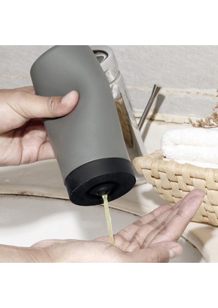 240ML Silikon Sıkma Şişe Şampuan Duş Losyon Jel Alt Şişe Makyaj Dolum Konteyneri (Yurt Dışından)