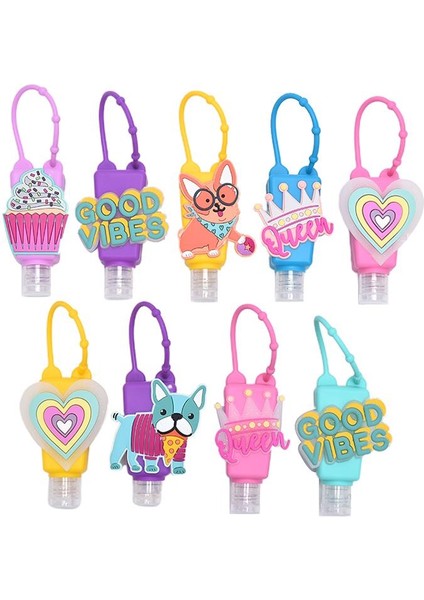 Opk Stili Sevimli Silikon Mini El Dezenfektanı El Jeli Tutucu Taşınabilir Güvenli Jel Tutucu Seyahat Şampuan Sabun Dağıtıcı Şişe (Yurt Dışından) indirimleri