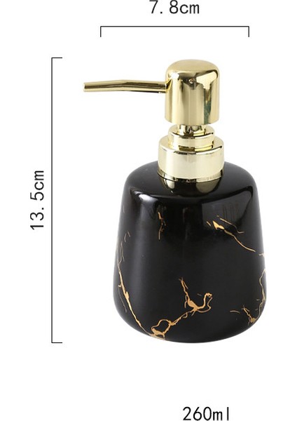 B Tarzı 1 Adet Mermer Dokulu Seramik Sıvı Sabunluk Şampuan Şişesi Taşınabilir Bileklikli El Dağıtıcısı Banyo Aksesuarları (Yurt Dışından)