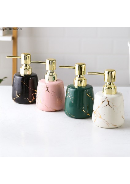 B Tarzı 1 Adet Mermer Dokulu Seramik Sıvı Sabunluk Şampuan Şişesi Taşınabilir Bileklikli El Dağıtıcısı Banyo Aksesuarları (Yurt Dışından) modelleri
