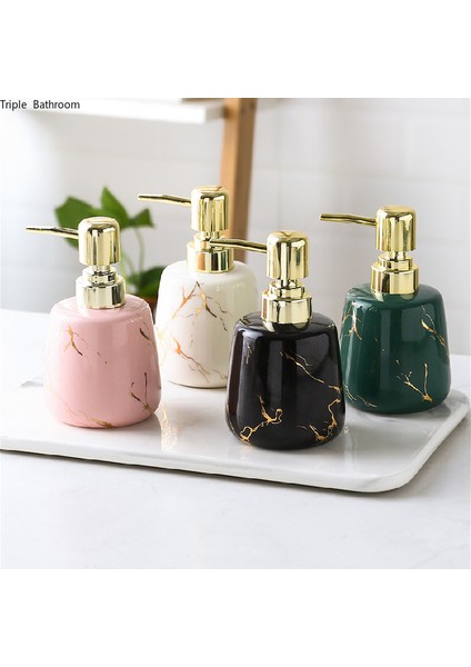 B Tarzı 1 Adet Mermer Dokulu Seramik Sıvı Sabunluk Şampuan Şişesi Taşınabilir Bileklikli El Dağıtıcısı Banyo Aksesuarları (Yurt Dışından) fırsatları
