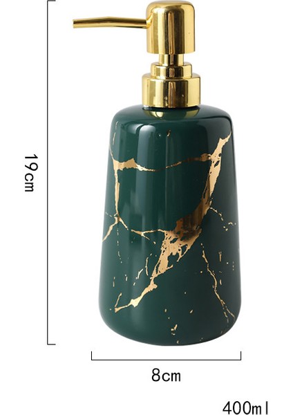 C Stili 1 Adet Mermer Dokulu Seramik Sıvı Sabunluk Şampuan Şişesi Taşınabilir Bileklikli El Dağıtıcısı Banyo Aksesuarları (Yurt Dışından)