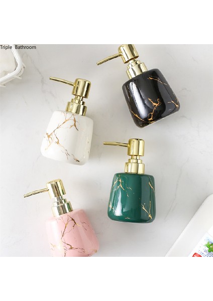 C Stili 1 Adet Mermer Dokulu Seramik Sıvı Sabunluk Şampuan Şişesi Taşınabilir Bileklikli El Dağıtıcısı Banyo Aksesuarları (Yurt Dışından) indirimleri