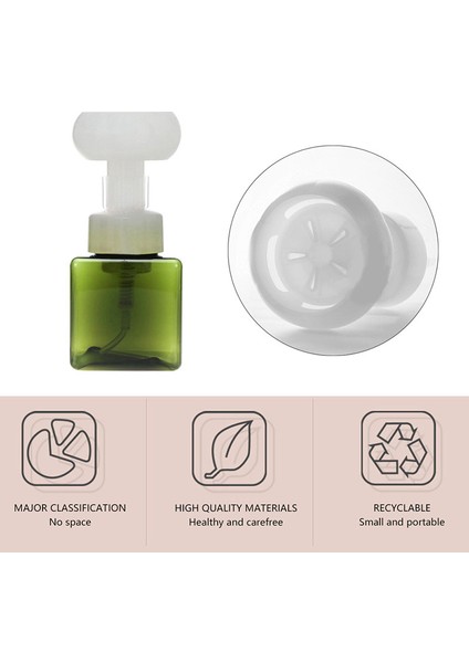 50ML Tarzı Sıvı Sabun Şampuan Kozmetik Boş Şişe 250ML Köpüren Losyon Doldurulabilir Şişe Çiçek Pompası Başlığı (Yurt Dışından) fırsatları