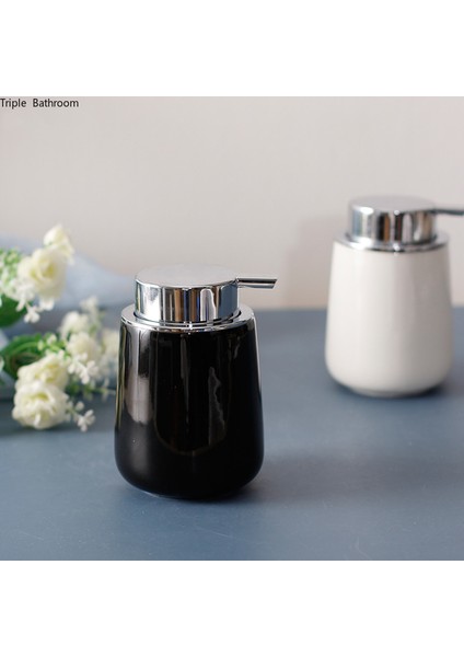Gösterildiği Gibi Stil 240ML Saf Renkli Sadelik Banyo Aksesuarları El Sabunu Dispenseri Seramik Losyon Şişesi Sabunluk Ağızlık Bardak Sabun Dispenserleri (Yurt Dışından) modelleri