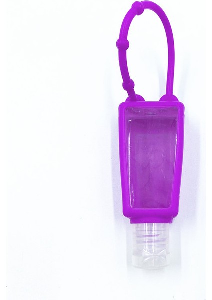FZP0525PU Stili 30ML Taşınabilir Mini Boş Şişe Seyahat Dolum Şişesi Silikon Koruyucu Kılıf El Dezenfektanı Alt Şişesi (Yurt Dışından)
