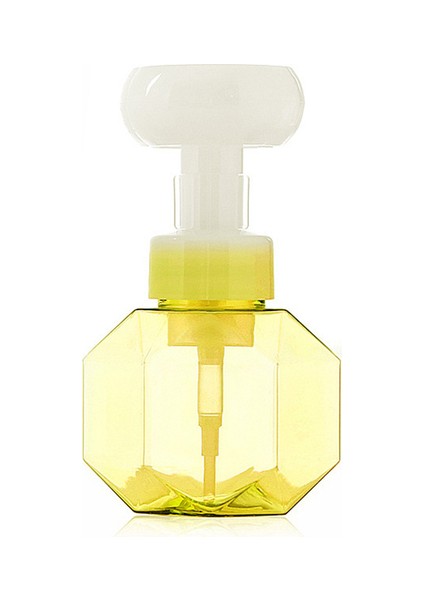 Sarı Stil 300ML 300ML Sıvı Sabun Dağıtıcı Çiçek Şekilli Köpük Pompalı Boş Şişe Net Şişe Duş Jeli Köpük Pompalı Şişe Banyo Araçları (Yurt Dışından)