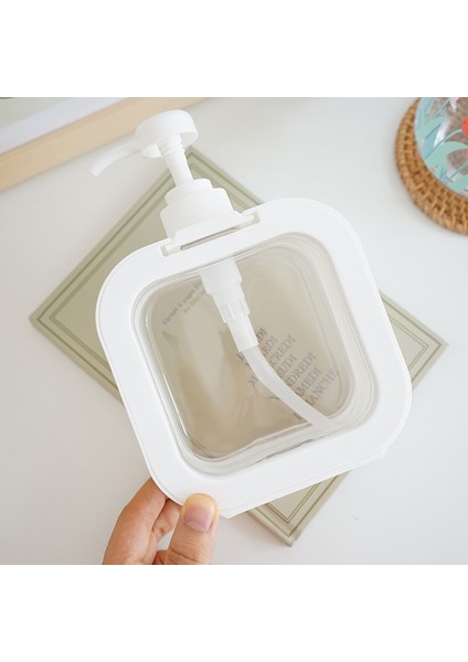 Şişe 500ML-1PC Tarzı 500ML Plastik Ayrılabilir Boş Şişe Seyahat Için Taşınabilir Yedek Yıkama Şişesi Büyük Kapasiteli Şeffaf Şampuan Makyaj Sıkma Şişesi (Yurt Dışından)