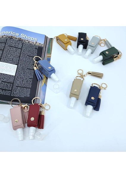 Açık Gri Tarzı Mini El Dezenfektanı Jel Sprey Şişesi Sabunluk El Dezenfektanı Ücretsiz Kılıf Püskül Anahtarlık El Sabunu Dispenser Şişe (Yurt Dışından) fırsatları