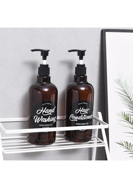 El Yıkama Tarzı 500ML 500ML.9OZ Banyo Sabunu Dispenseri El Basın Sıvı Şişe Vücut Yıkama Şampuan El Yıkama Saç Kremi Losyon Şişesi (Yurt Dışından) indirimleri